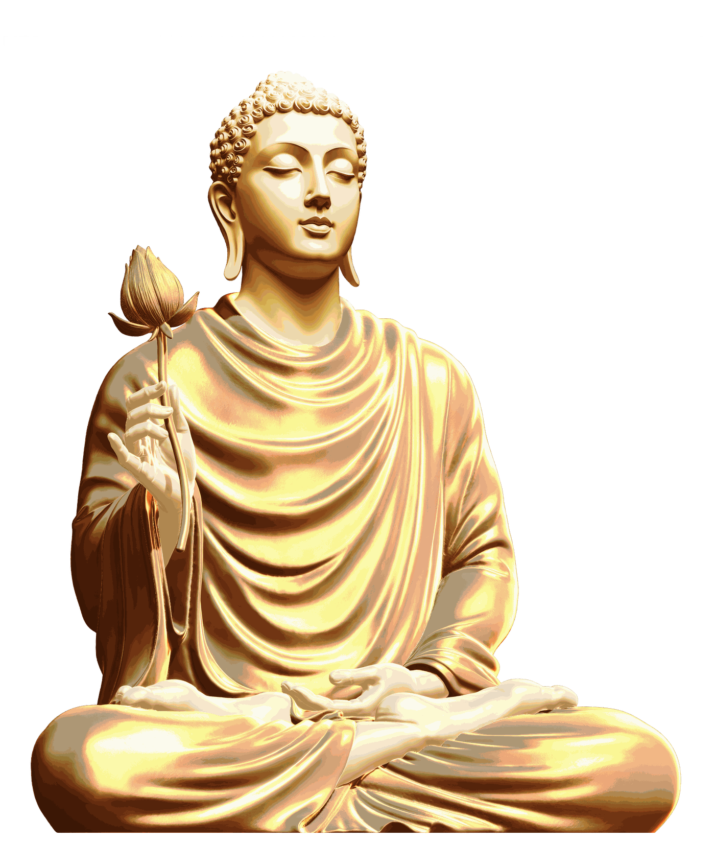Buddha statue gold