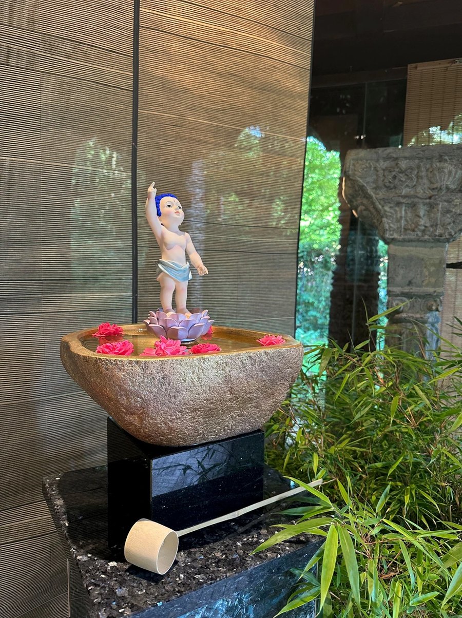 Buddha bathing ceremony